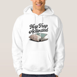 Slaapval Trap Geactiveerd Grappige Laptop Uitste Hoodie