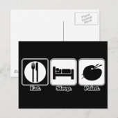 slaapverf briefkaart (Voorkant / Achterkant)