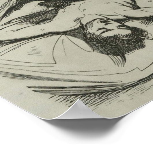  slaapverlamming afbeelding poster (Hoek)