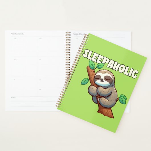 Slaapverslaafde - Slaapminnaars - Slaapluiaard Planner (Display)