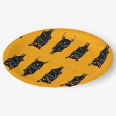 slaapvlekken papieren bordje (Gekanteld)