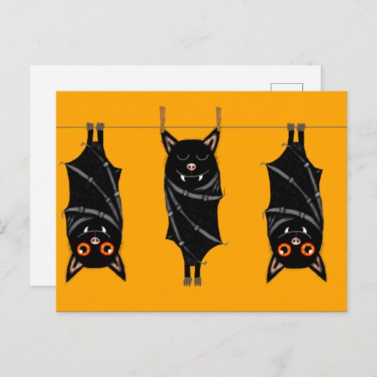 slaapvlekken uitnodiging briefkaart (Voorkant / Achterkant)