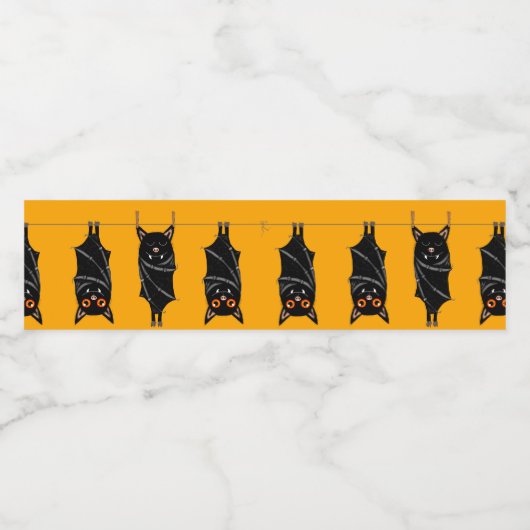 slaapvlekken waterfles etiket (Enkel label)