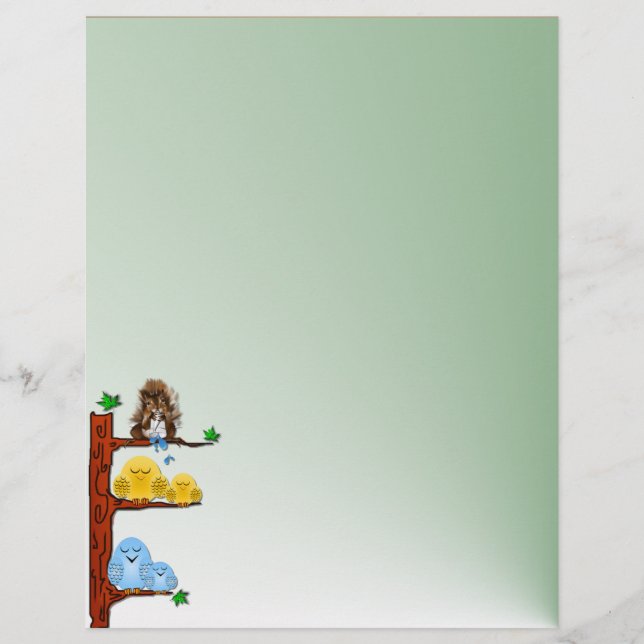 Slaapvogels Letterhead (Voorkant)