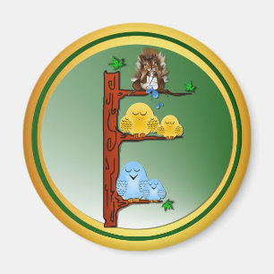 Slaapvogels Magnet