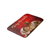 Slaapvolle Angel Baby Jesus Kerstmis Badmat (Gekanteld)