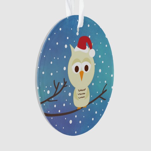 Slaapvolle kerstboomwortel Aangepaste feestdag Ornament (voorkant)