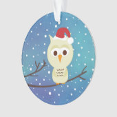 Slaapvolle kerstboomwortel Aangepaste feestdag Ornament (voorkant)