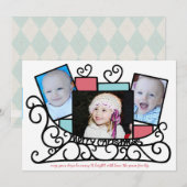 Slaapvolle Love Holiday Photo Card Feestdagenkaart (Voorkant / Achterkant)