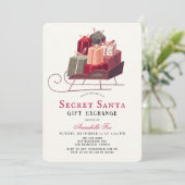 Slaapvolle Sinterklare kerstcadeaudag voor kerstmi Kaart (Staand voorkant)