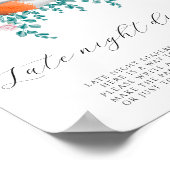 Slaapvos - Late nacht luiers spel Poster (Hoek)