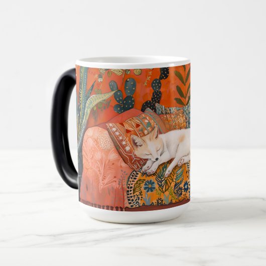 Slaapvos Magische Mok (Voorkant links)