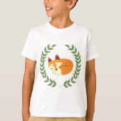 Slaapvos met Laurel Wreath T-shirt (Voorkant)