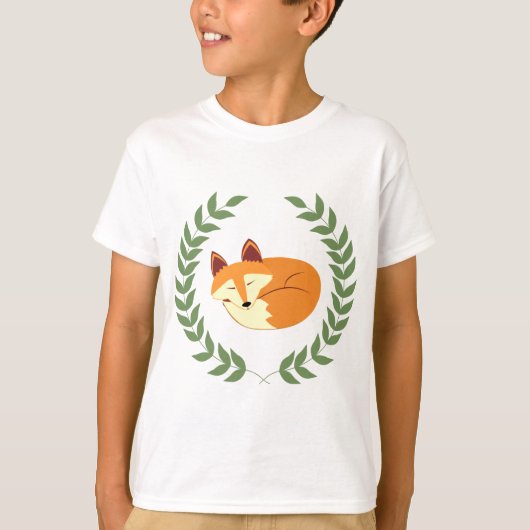 Slaapvos met Laurel Wreath T-shirt (Voorkant)