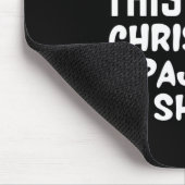 Slaapvos op dit is mijn kerstpyjama muismat (Hoek)