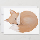 Slaapvos, uitgesneden kaart (Voorkant)