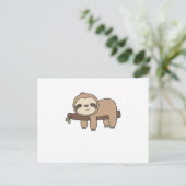 Slaapvrij grappige kalveren voor kinderen briefkaart (Staand voorkant)