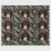 Slaapvrij Raccoon Pas tekst en kleur aan Cadeaupapier (Vlak)