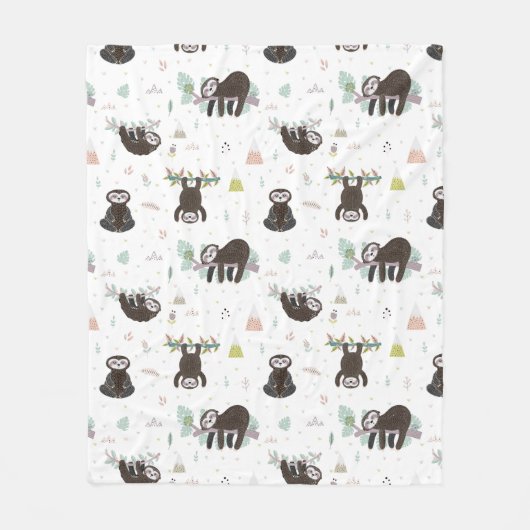 Slaapvrij Slaappatroon Fleece Deken (Voorkant)