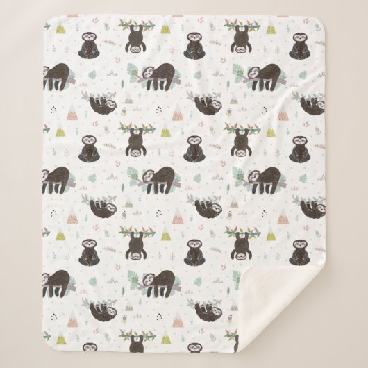 Slaapvrij Slaappatroon Sherpa Deken (Voorkant)