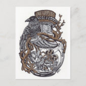 Slaapvrij vet in de fles briefkaart (Voorkant)