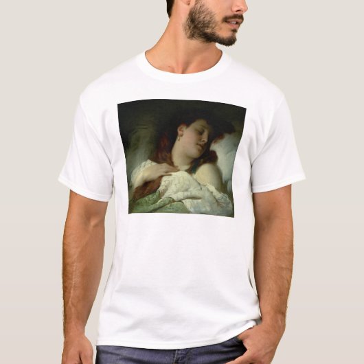 Slaapvrouw T-shirt (Voorkant)