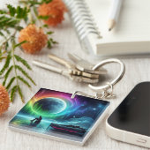 Slaapwandelaars Anoniem Acryl Sleutelhanger (Voorkant Rechts)