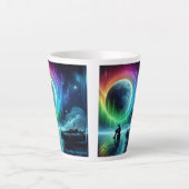 Slaapwandelaars Anoniem Latte Mok (Voorkant)