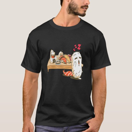 Slaapwandelen Sushi T-shirt (Voorkant)