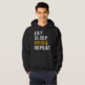 slaapwandelende herhaling hoodie (Voorkant volledig)