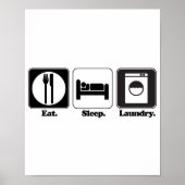 slaapwasgoed eten poster (Voorkant)