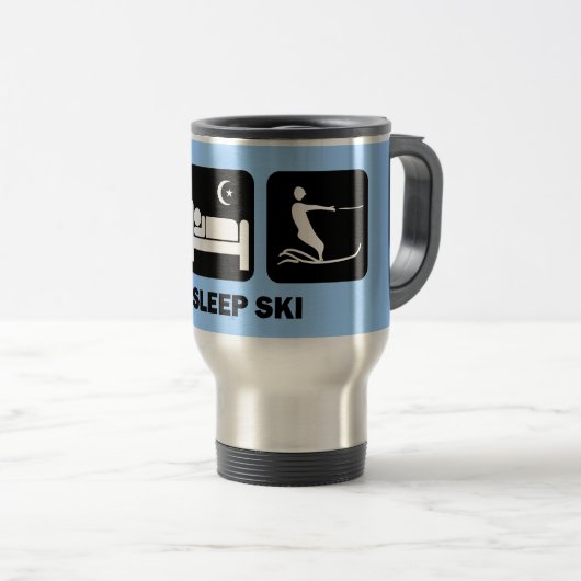 slaapwatersski reisbeker (Voorkant rechts)