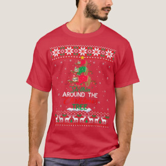 Slaapwel de kerstboom met de lelijke kerstkeuken t-shirt