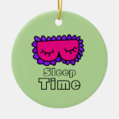 Slaapwijn Keramisch Ornament (Voorkant)
