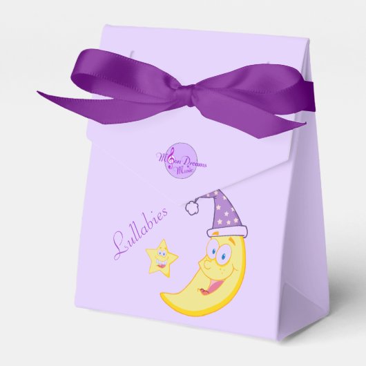 Slaapy Moon Lullabies Baby Bedankdoosjes (Voorkant Zijde)
