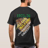 SLAAPZAAL 2024 Feest UNIVERSITY VAN OREGON T-shirt (Achterkant)