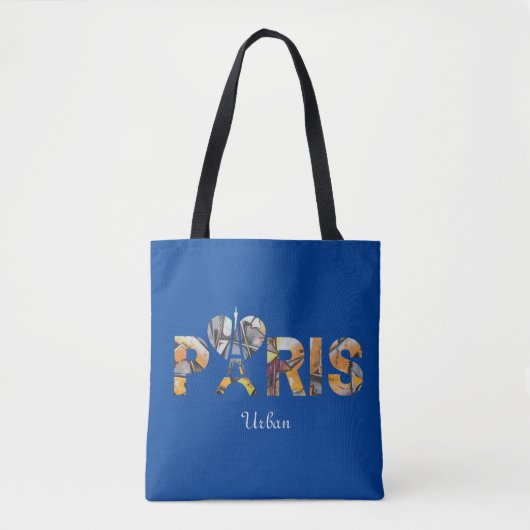 Slaapzak - Ik hou van Parijs - Street Art Urban Tote Bag (Voorkant)