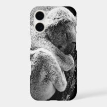Slaapzak koala beren telefoon beschermhoes