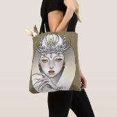 Slaapzak van de maan tote bag (Dichtbij)