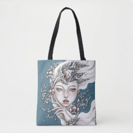 Slaapzak van de Thaise Blauwe Lotus Tote Bag