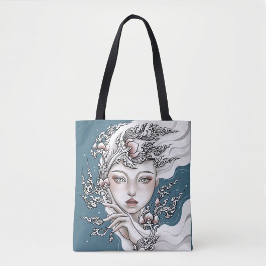 Slaapzak van de Thaise Blauwe Lotus Tote Bag (Voorkant)