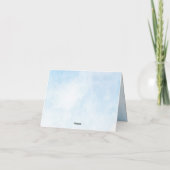 Slaapzame Nijlpaard Verjaardagsfeest Dank Je Kaart (Achterkant)