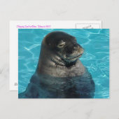 "SLAAPZEGEL" BRIEFKAART (Voorkant / Achterkant)