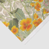 Slaapzoete woorden Wilde bloemenafstotingspapier Tissuepapier (Detail)