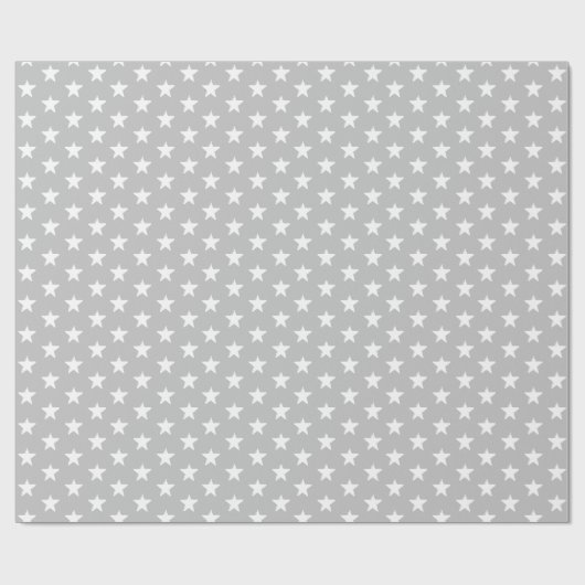 Slaat licht grijs en wit patroon modern geschenk cadeaupapier (Vlak)