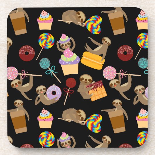 Slaath Sweet behandelt Pattern Bier Onderzetter (Voorkant)