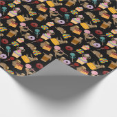 Slaath Sweet behandelt Pattern Cadeaupapier (Hoek)