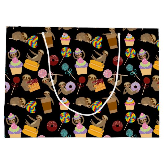 Slaath Sweet behandelt Pattern Groot Cadeauzakje (Achterkant)