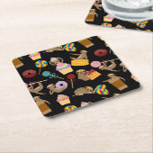 Slaath Sweet behandelt Pattern Kartonnen Onderzetters (Schuin)