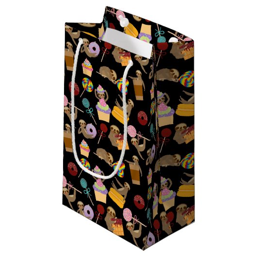 Slaath Sweet behandelt Pattern Klein Cadeauzakje (Voorkant Gekanteld)